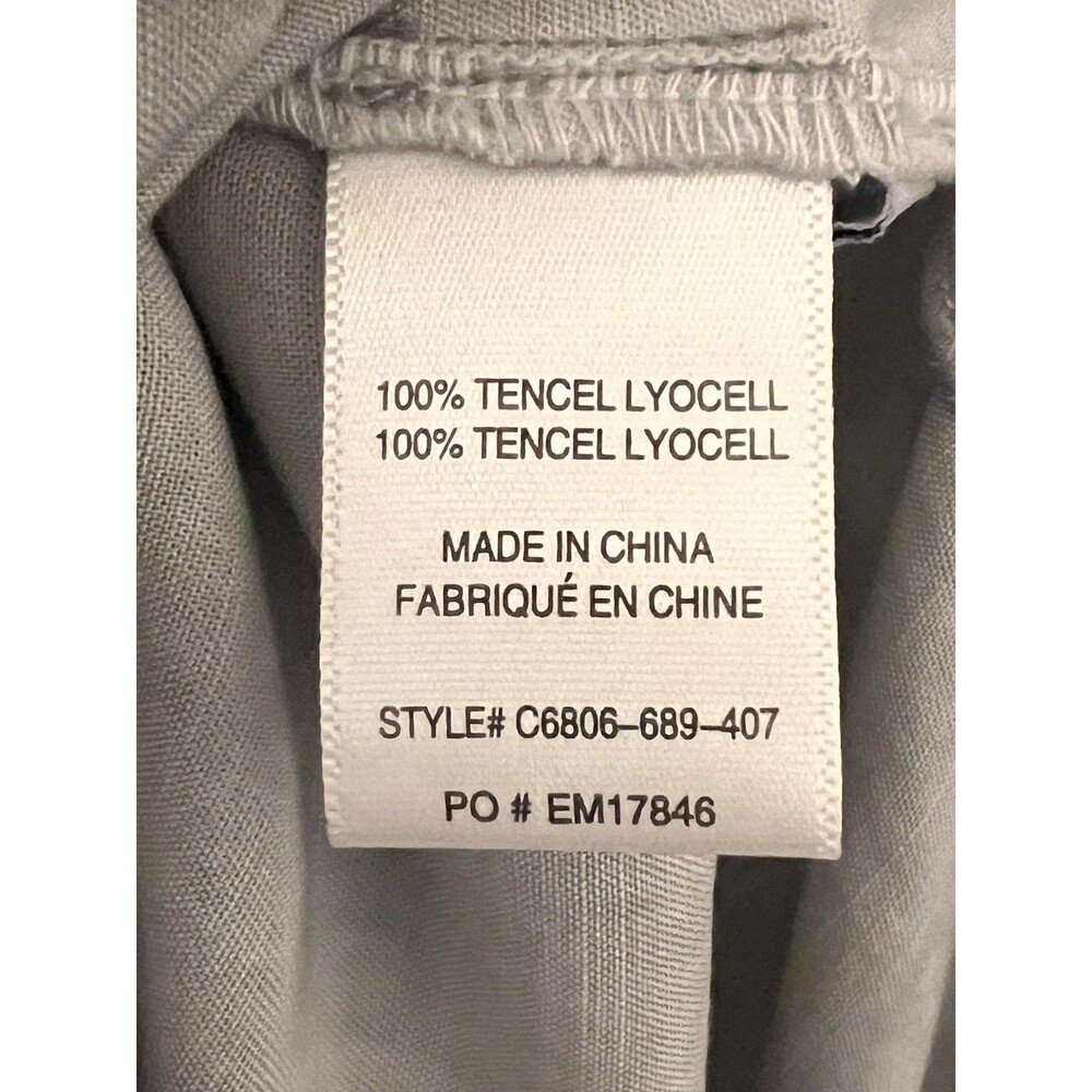 Anthropologie CLOTH & STONE Gray Stonewash Sleeveless Hi-Lo Tunic Tank Dress XS - Picture 8 of 9